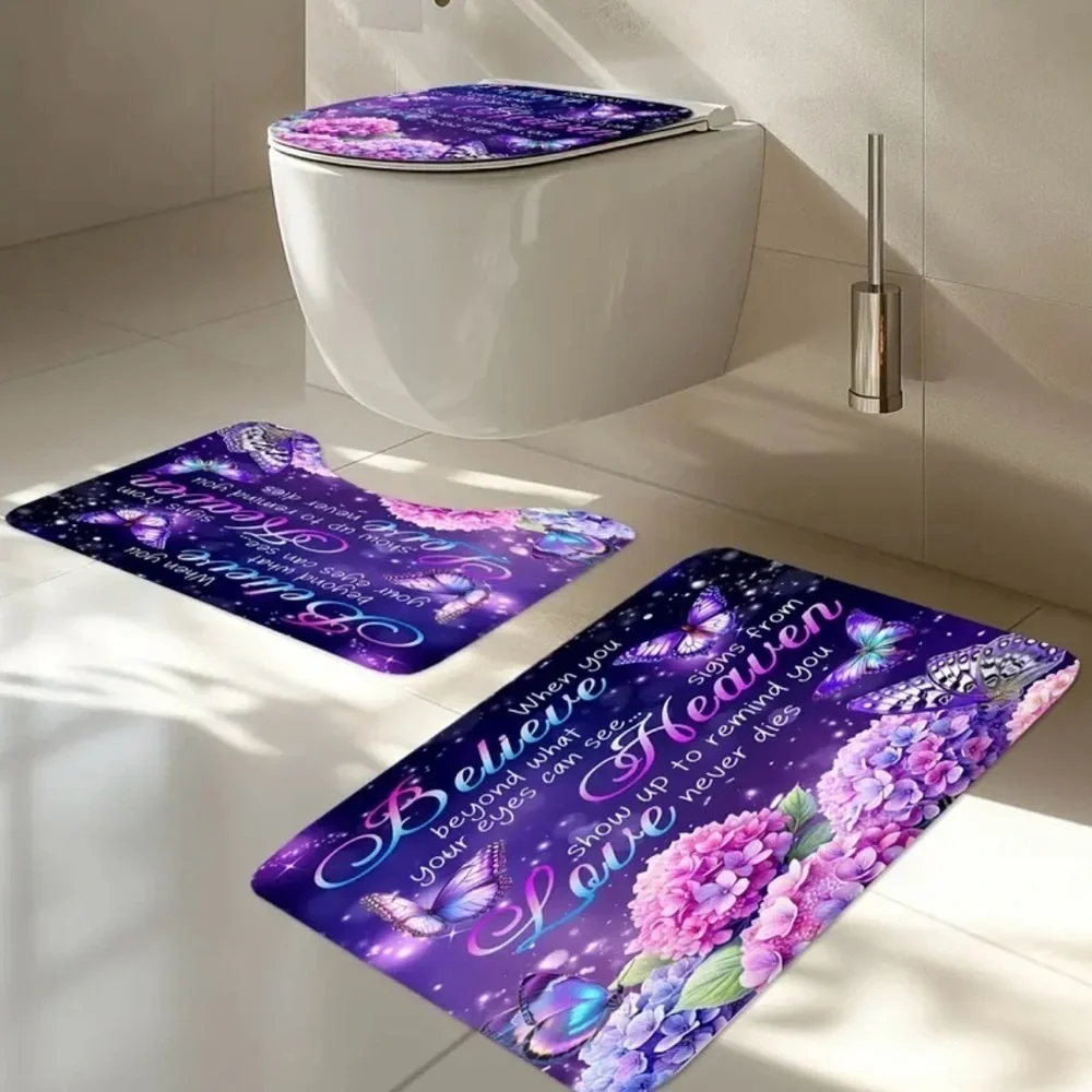 4pc Believe, Heaven & Love Bathroom Set NWT